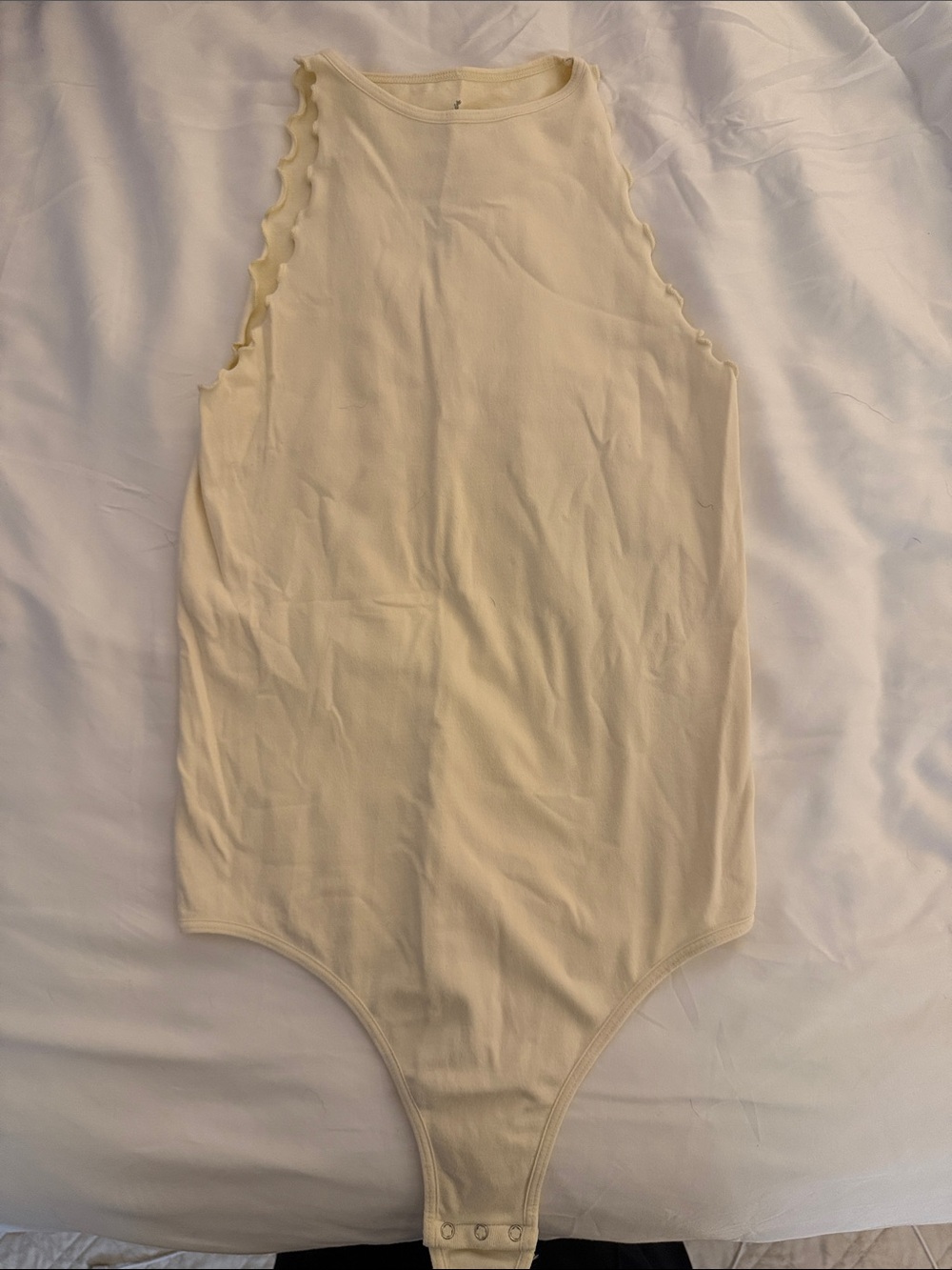 Intimately by Free People Cream Bodysuit